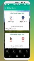 Live Cricket Score - Android App Source Code Screenshot 2