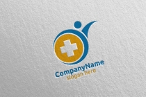 Health Care Cross Medical Hospital Logo Screenshot 4