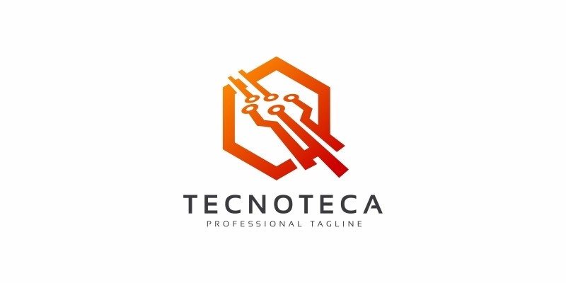 Technology Hexagon Logo