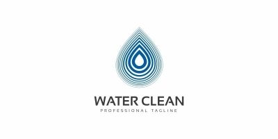 Water Clean Logo