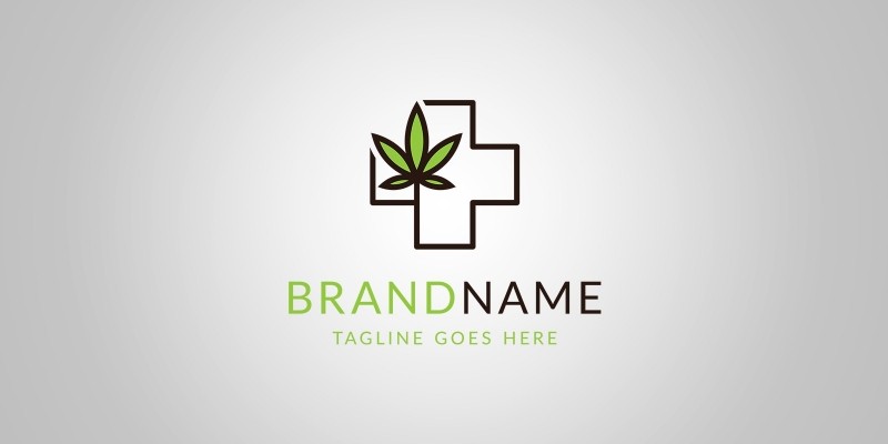 Medical Leaf Logo Template