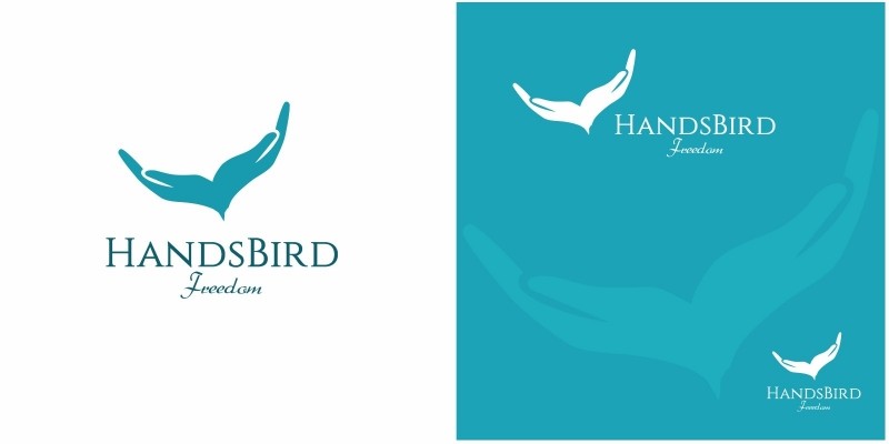 Hands Bird Logo