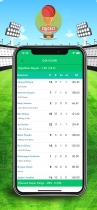 Live Match Cricket Score - iOS App Source Code Screenshot 3