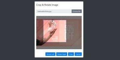 Crop And Rotate Image - PHP Script