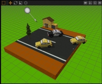 Balls Vs Cop Car Buildbox 3D Template Screenshot 2