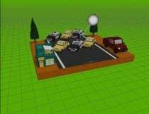 Balls Vs Cop Car Buildbox 3D Template Screenshot 4