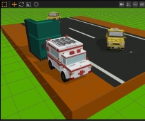 Balls Vs Cop Car Buildbox 3D Template Screenshot 7