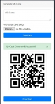 QR-code generator PHP Screenshot 2