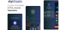 digiCrypto - Crypto Portfolio Mobile Template Screenshot 2