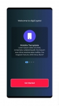 digiCrypto - Crypto Portfolio Mobile Template Screenshot 3