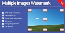 Multiple Images Watermark PHP Script Screenshot 1