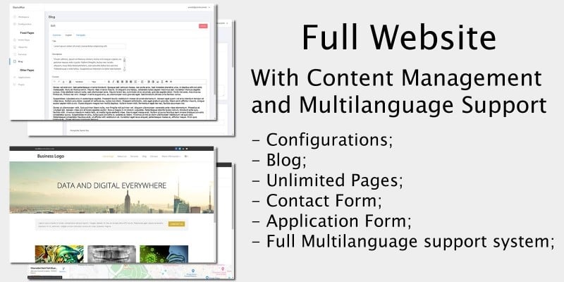 Full Website - Content Management System