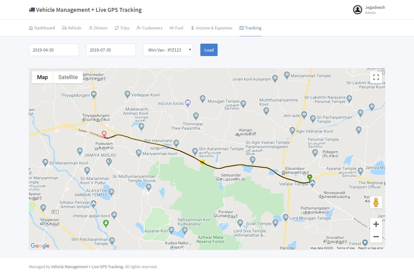 Vehicle Management System With Live GPS Tracking by Getsourcecodes ...