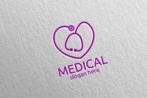 Love Cross Medical Hospital Logo Design Screenshot 2