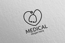 Love Cross Medical Hospital Logo Design Screenshot 3