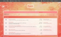 Peach Premium MyBB Theme Screenshot 2