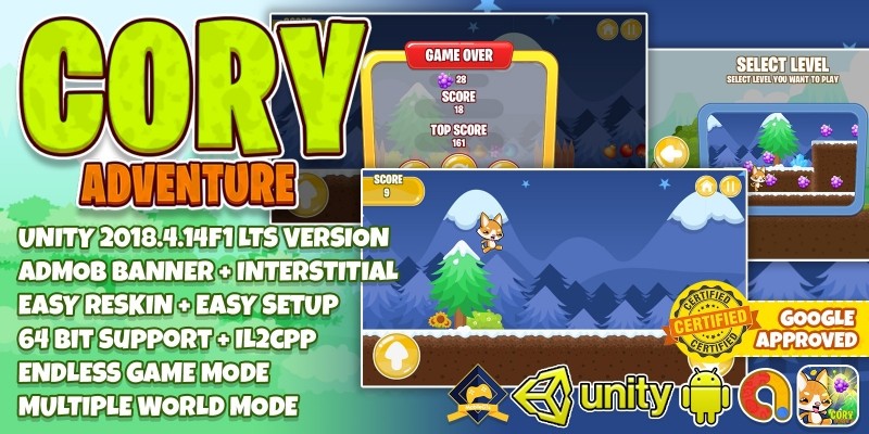 Cory Adventure Unity Source Code