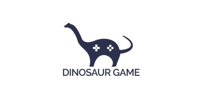 Dinosaur Game Logo Design