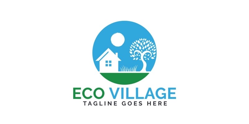 Eco Village Logo Design