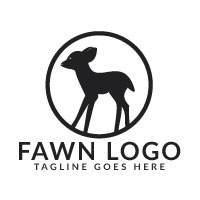 Fawn Logo Design by IKAlvi | Codester