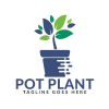 Pot Plant Logo Design