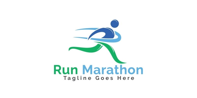 Run Marathon Logo Design