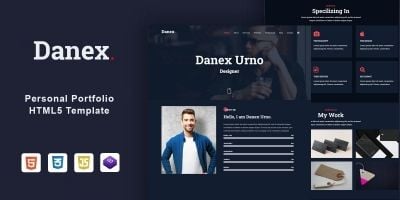 Danex – Personal Portfolio Html5 Template
