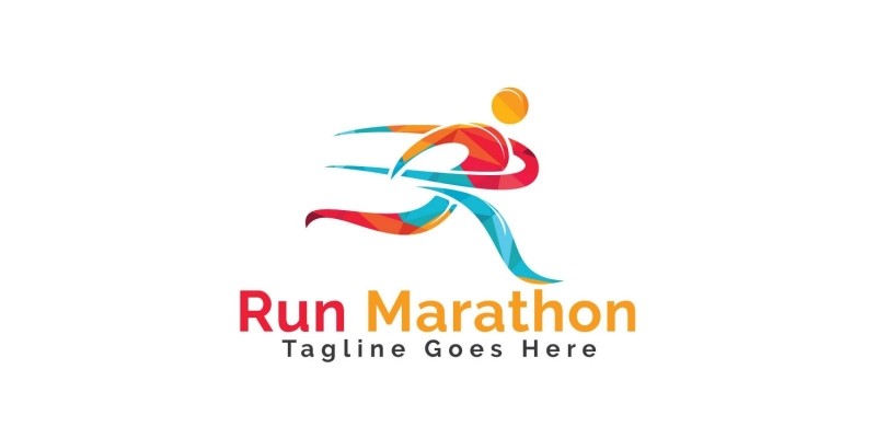 Run Marathon Logo Design