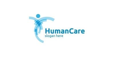 Health Care and heart Logo Design