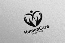 Health Care and heart Logo Design Screenshot 3