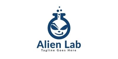 Alien Lab Logo Design