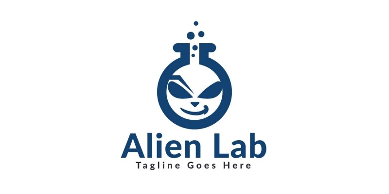 Alien Lab Logo Design