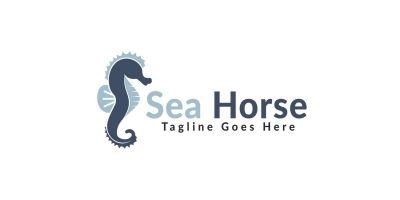 Sea Horse Logo Design.