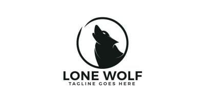 Lone Wolf Logo Design.