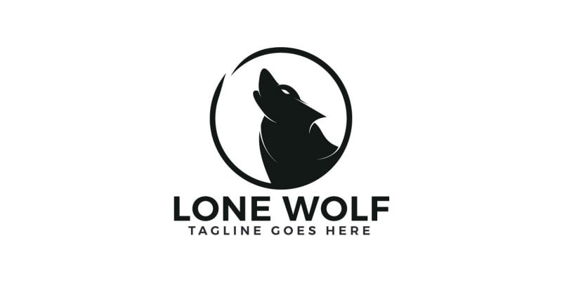 Lone Wolf Logo Design.