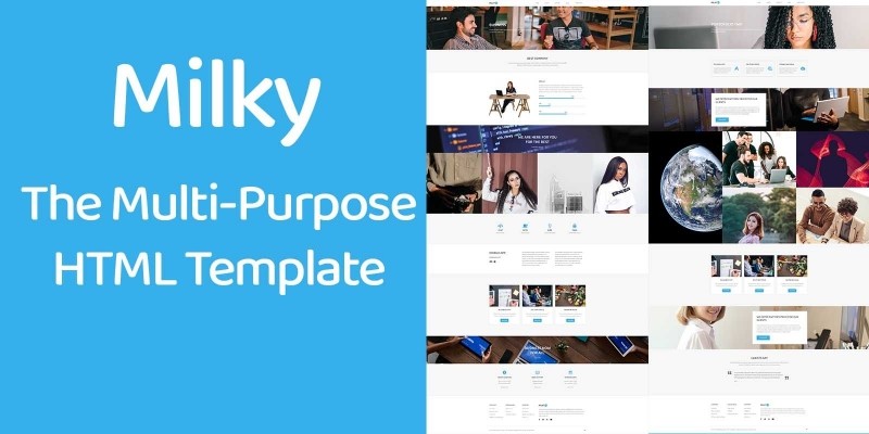 Milky - The Multi-Purpose HTML5 Template