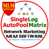 Single Leg MLM Software with 3x3 Auto Pool Matrix