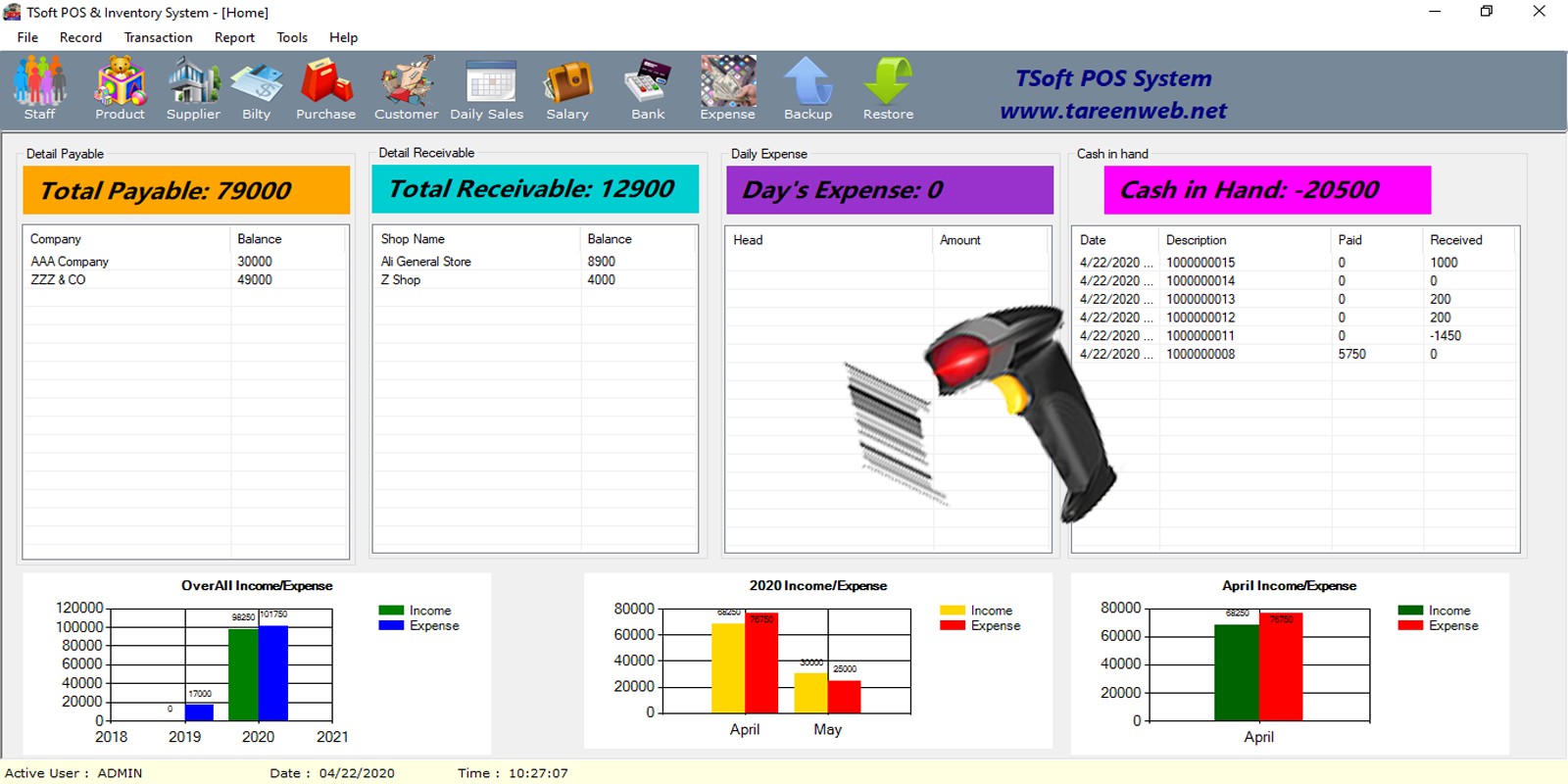 TSoftPOS - POS System .NET