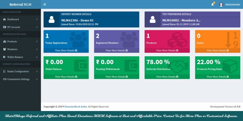 Level Plan or Generation Plan MLM Software