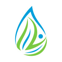 Water Drop Health Care Medical Logo Design