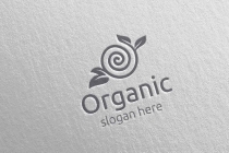 Natural and Organic Logo design template Screenshot 3