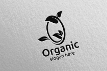 Natural and Organic Logo Design Template Screenshot 3