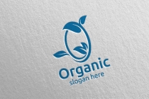 Natural and Organic Logo Design Template Screenshot 4