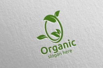 Natural and Organic Logo Design Template Screenshot 5