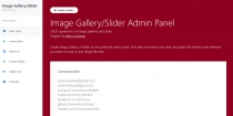 Slider Gallery Manager PHP Script Screenshot 1