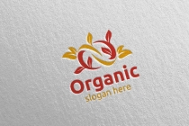 Infinity Natural and Organic Logo design template Screenshot 1