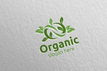 Infinity Natural and Organic Logo design template Screenshot 5