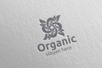 Infinity Natural and Organic Logo design template Screenshot 3