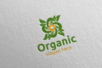 Infinity Natural and Organic Logo design template Screenshot 5