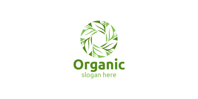 Infinity Natural and Organic Logo design template